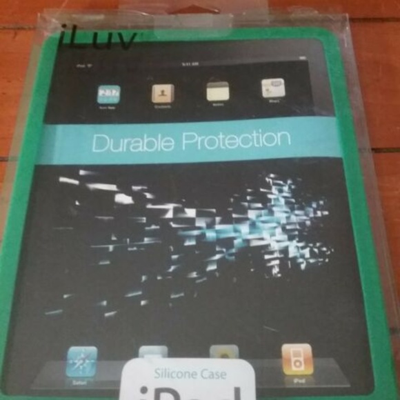 NEW iLuv Silicone Case for iPad Green ICC801 - Picture 1 of 2